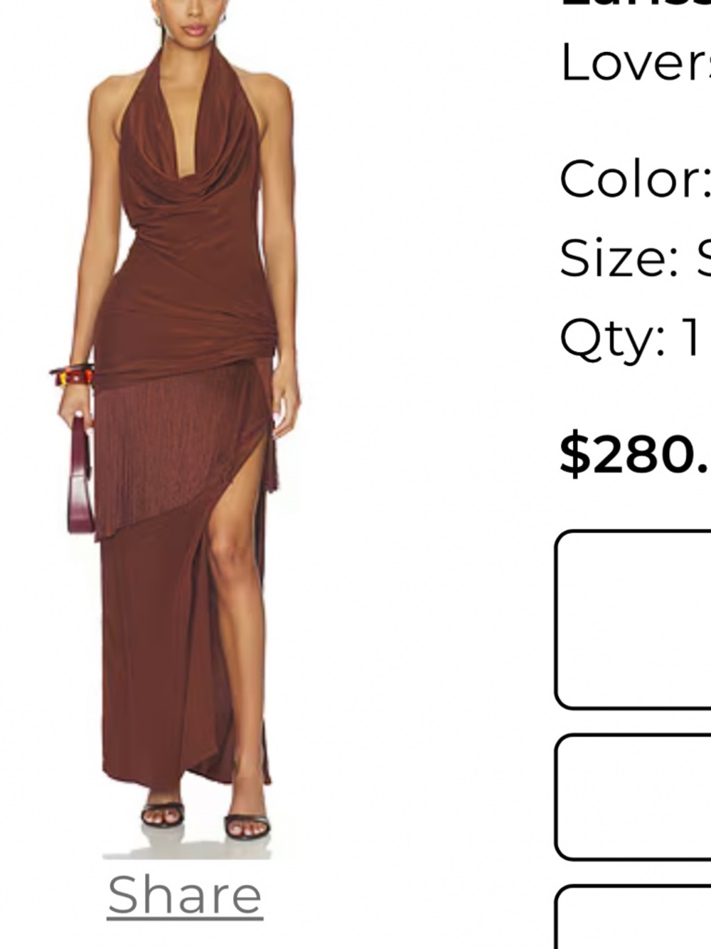 Lovers and friends Larissa gown